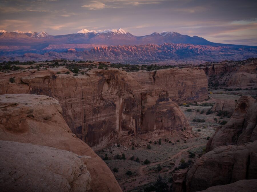 View of Red Rocks in Canyonlands National Park