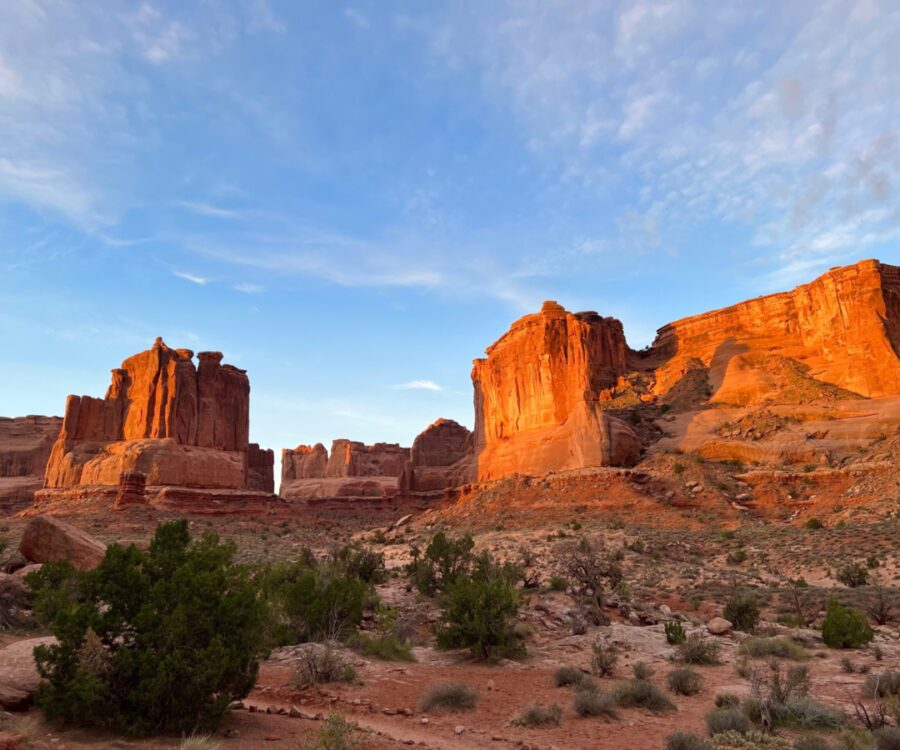 View of Arches National Park