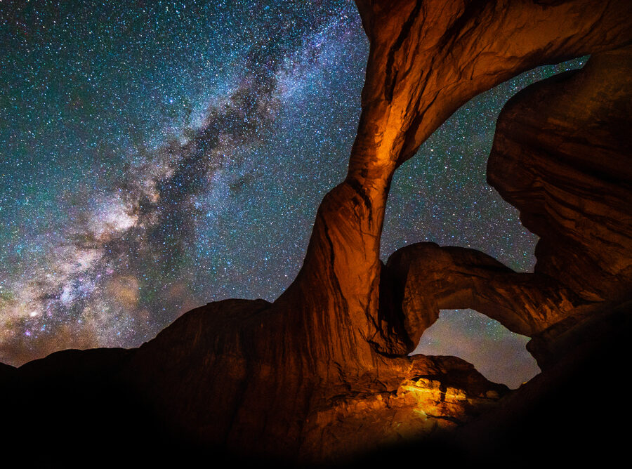 Stars at Arches National Park